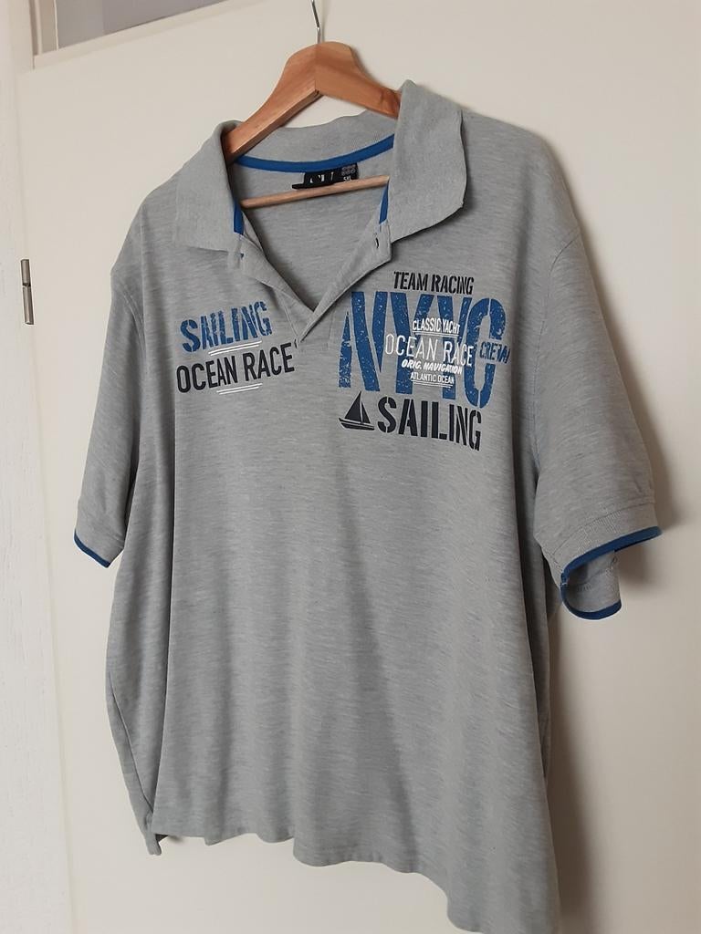 Heren poloshirt van SU 5XL, Shirt, Ophalen of Verzenden, Zo goed als nieuw, Grijs