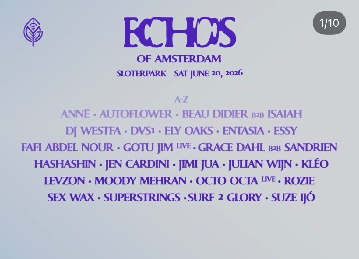 ️ Ticket Echo’s of Amsterdam  – 20 juni 2026, Tickets en Kaartjes, Eén persoon