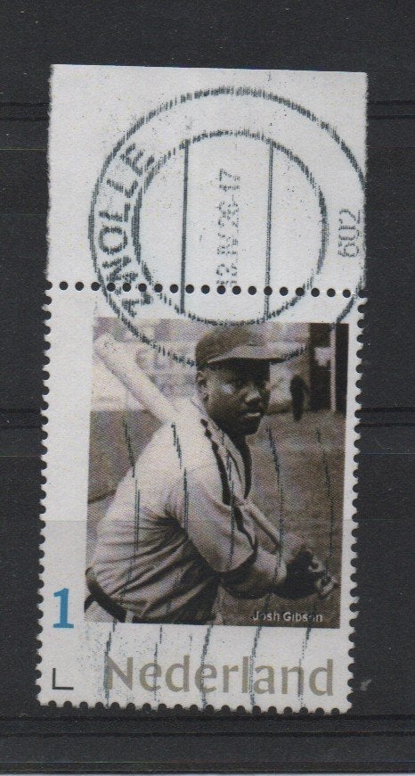 ‹(•¿•)› nl m0012 honkballegende, Ophalen of Verzenden, Na 1940, Gestempeld