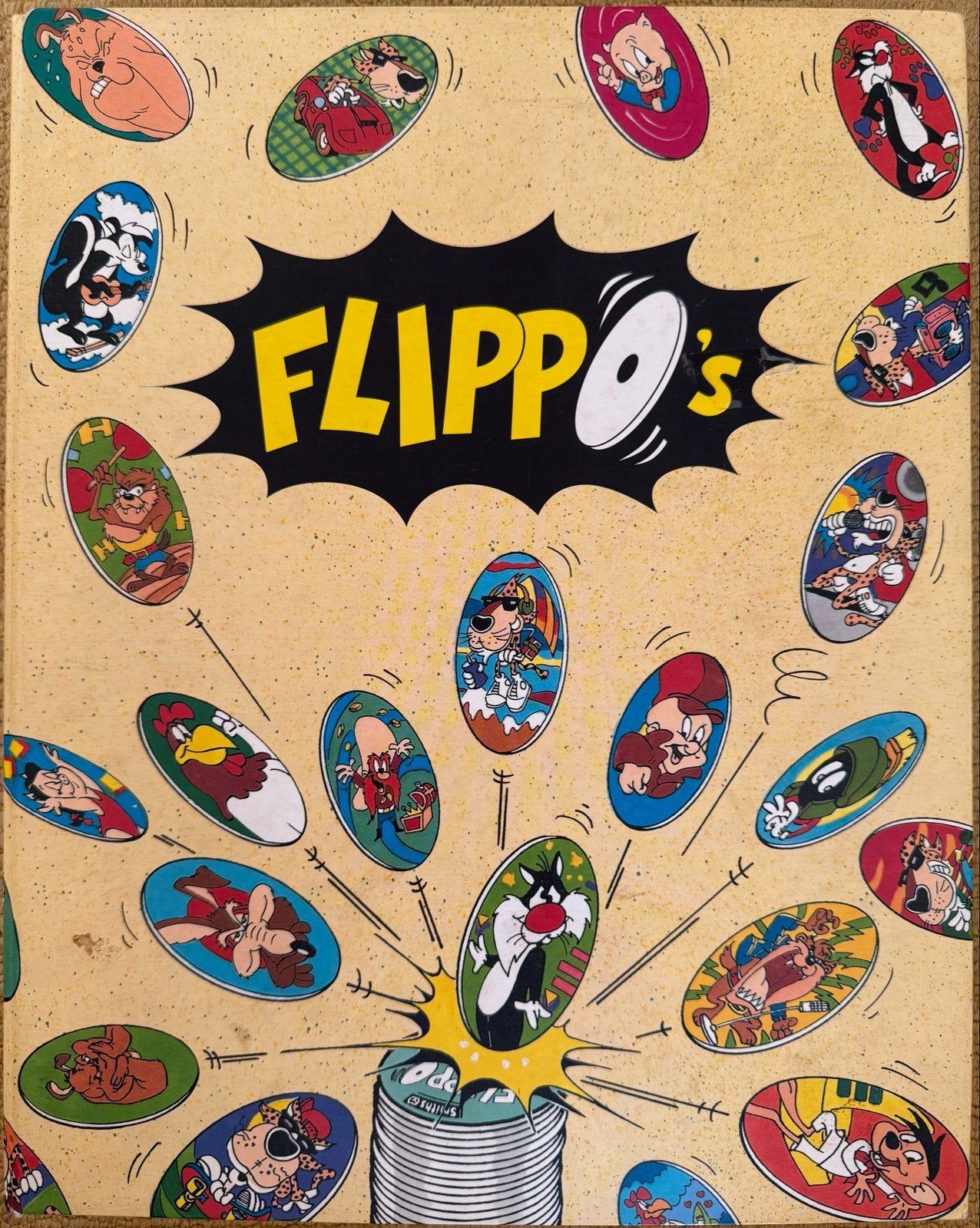 Grote Flippo collectie in verzamelmap - COMPLEET & meer, Verzamelen, Flippo's, Verzameling, Looney Tunes, Met verzamelmap(pen)