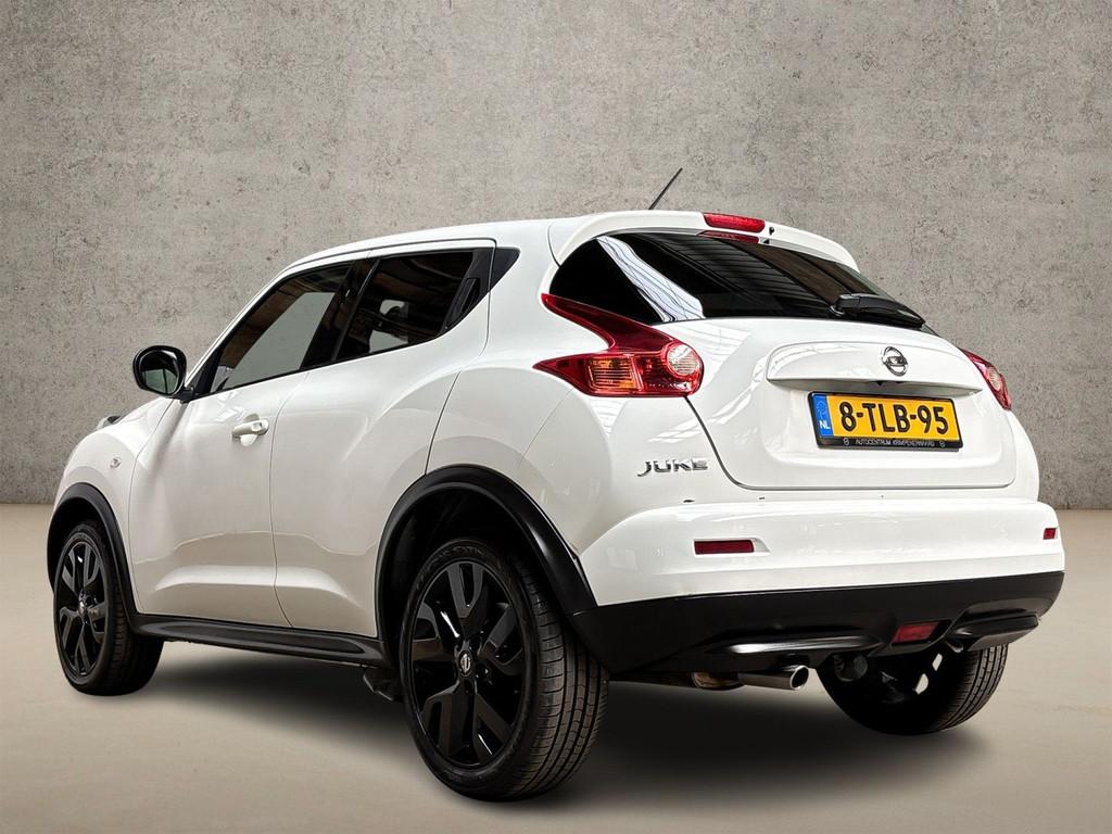 Nissan Juke 1.6 Sport Automaat (NAVIGATIE, CLIMATE, CAMERA,, Auto's, Nissan, Stof, Zwart, Wit, Origineel Nederlands