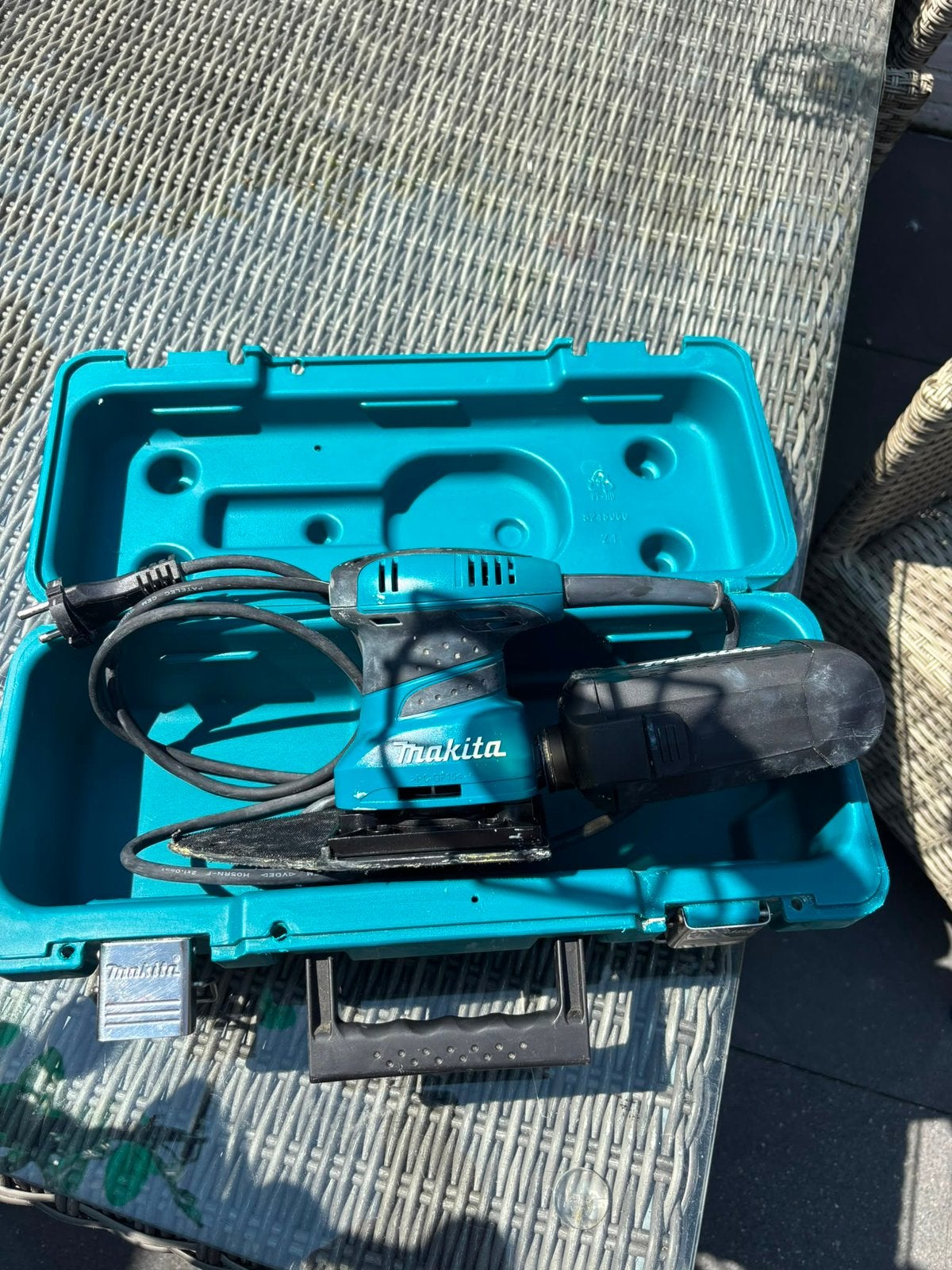 Makita schuurmachine in supergoede staat, Ophalen of Verzenden, Zo goed als nieuw, Minder dan 600 watt, Vlakschuurmachine