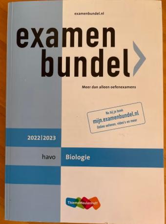 Examenbundel havo Biologie 2022/2023, Boeken, Ophalen of Verzenden, Zo goed als nieuw, HAVO, Biologie