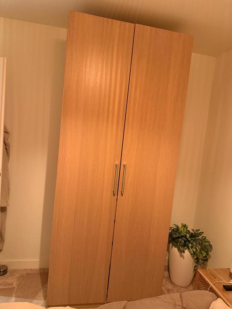 PAX Kledingkast Basiselement 50x58x236 cm, Ophalen, Met plank(en), Gebruikt, 200 cm of meer