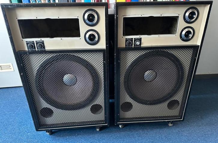 Fostex DK400 speakers, Gebruikt, 120 watt of meer, Front, Rear of Stereo speakers, Ophalen