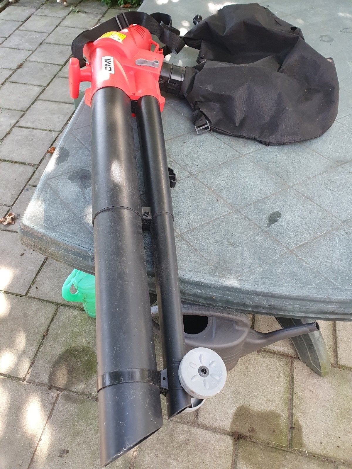 CMI Bladblazer/Bladzuiger met opvangzak, Tuin en Terras, Ophalen, Gebruikt, Met opvangzak, CMI