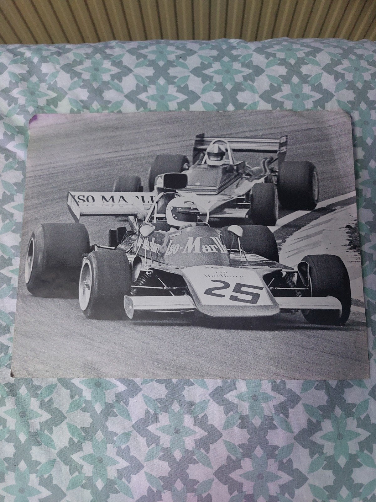 Zeldzame Formule 1 foto - Marlboro racewagen #25, Ophalen of Verzenden, Gebruikt, Formule 1