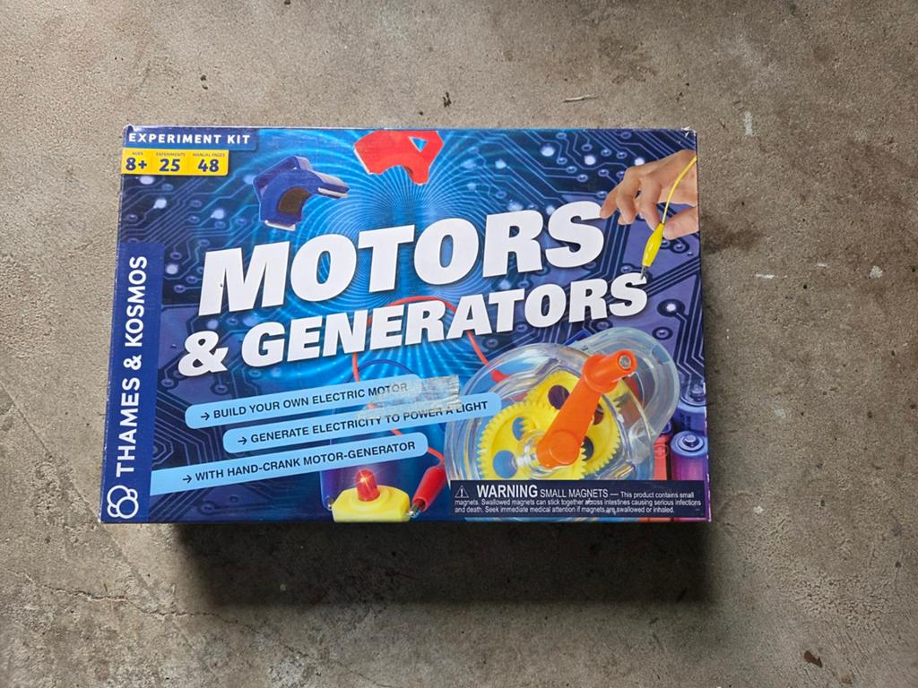 Thames & Kosmos Motors & Generators Experiment Kit, Ophalen of Verzenden, Zo goed als nieuw, Bouwen