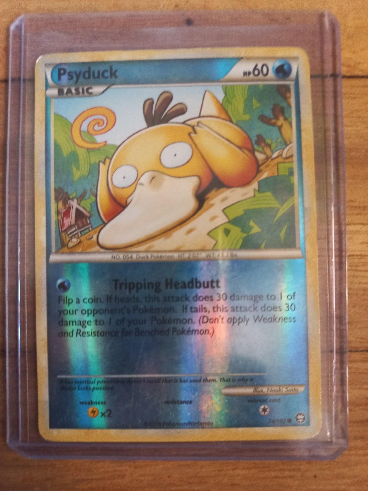 psyduck pokemon kaart, Ophalen, Zo goed als nieuw