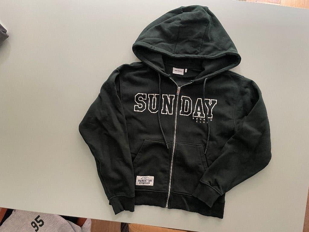 Capuchontrui / hoodie met rits Amy & Ivy maat S, Ophalen of Verzenden, Maat 36 (S), Groen, Amy & Ivy
