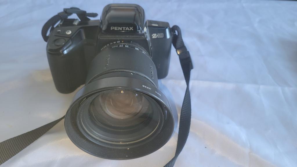 PENTAX Z-10 AUTOFOCUS met TAMRON LENS, Audio, Tv en Foto, Fotocamera's Analoog, Ophalen of Verzenden, Spiegelreflex, Pentax