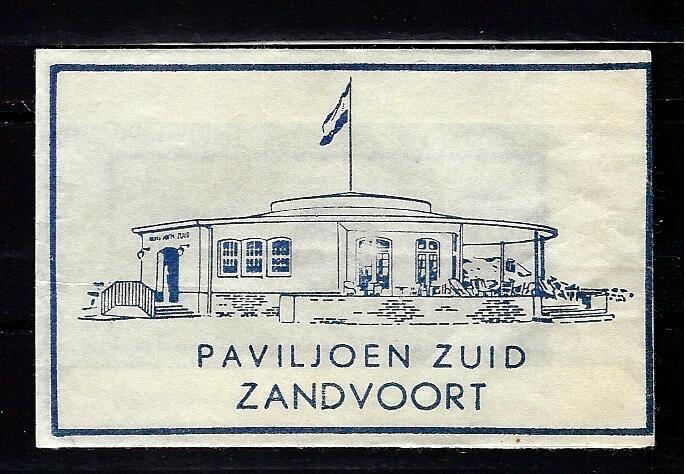 21 Zandvoort PAVILJOEN ZUID, Ophalen of Verzenden, Nederland