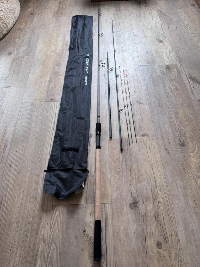 Shimano AERO x5 9-11ft Precision Feeder, Ophalen, Werphengel