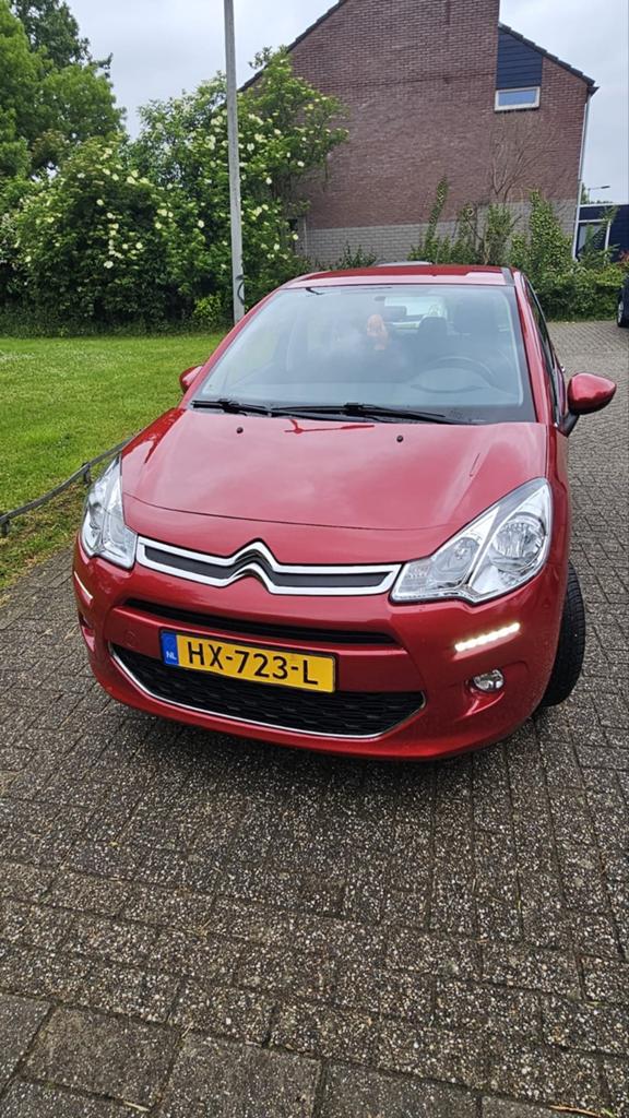 Citroën C3 1.0 I 50KW 2016 Rood, Voorwielaandrijving, 948 kg, 775 kg, Origineel Nederlands
