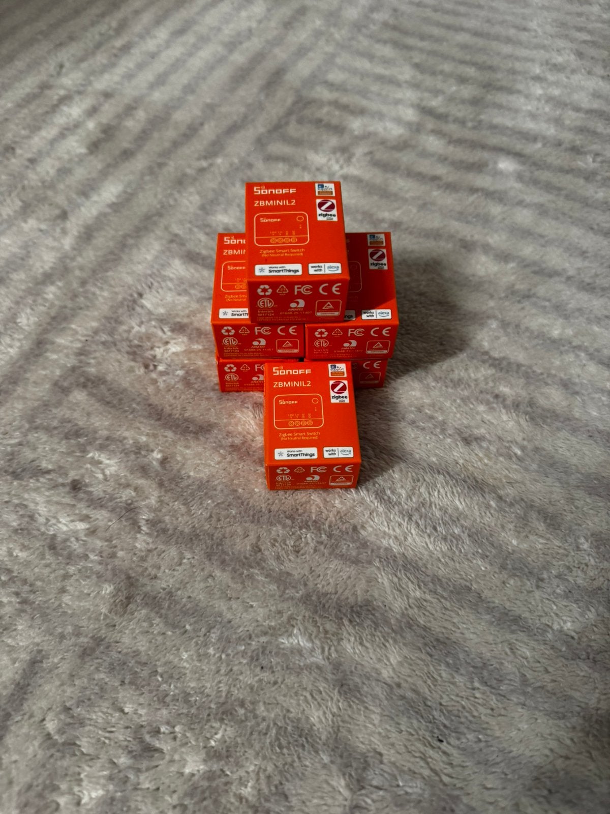 Sonoff ZBMINIL2 6 stuks, Ophalen of Verzenden, Nieuw, E27 (groot), Smart lamp