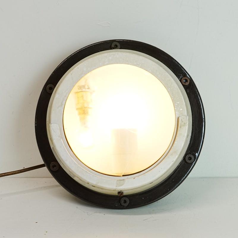 Antieke tram hanglamp. (RET), Ophalen of Verzenden, Zo goed als nieuw, Glas, Minder dan 50 cm