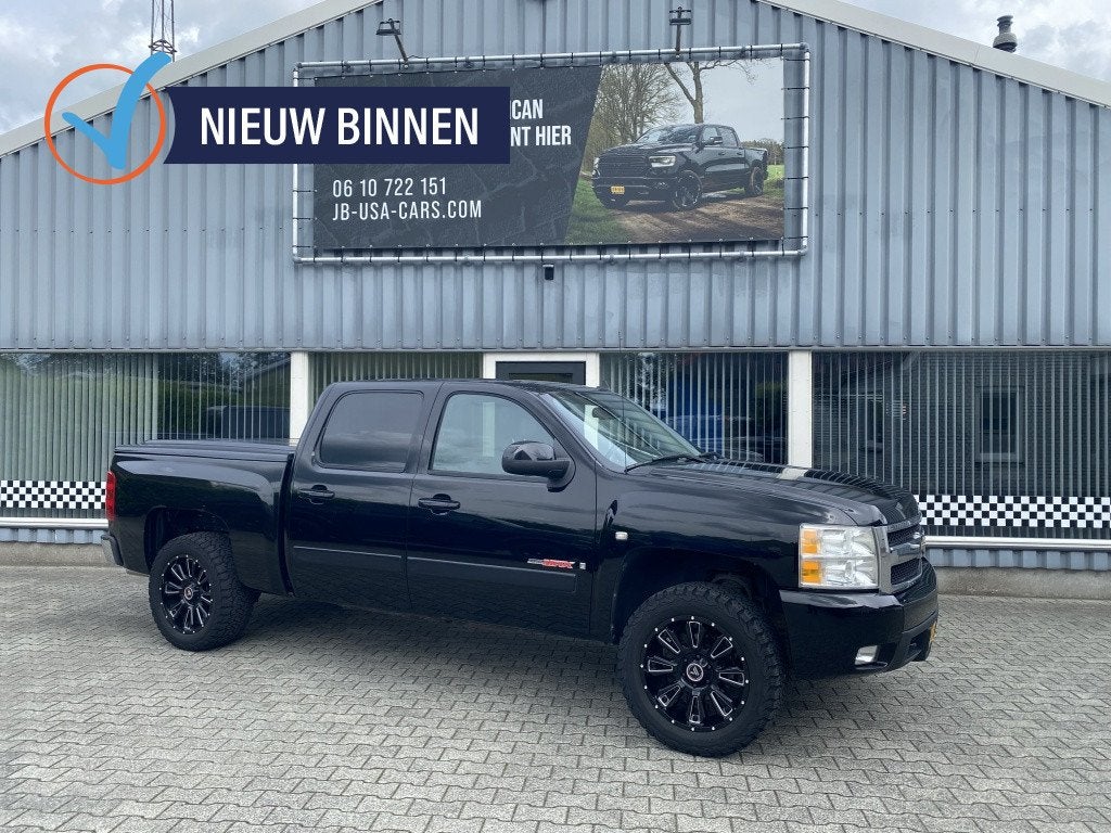 Chevrolet Silverado C1500 V8 6.0 LPG (bj 2008), Automaat, Gebruikt, 8 cilinders, Zwart