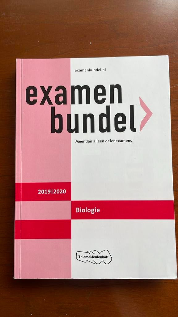 Examenbundel Biologie 2019/2020, Ophalen of Verzenden, Gelezen, VWO, Biologie