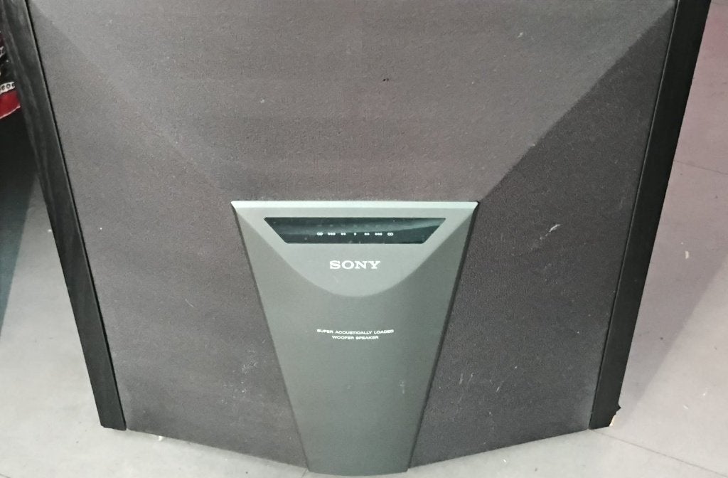 Sony SS-W681E passieve subwoofer - 8 ohm 80W - Made in Spain, Gebruikt, Subwoofer, Ophalen of Verzenden, 60 tot 120 watt