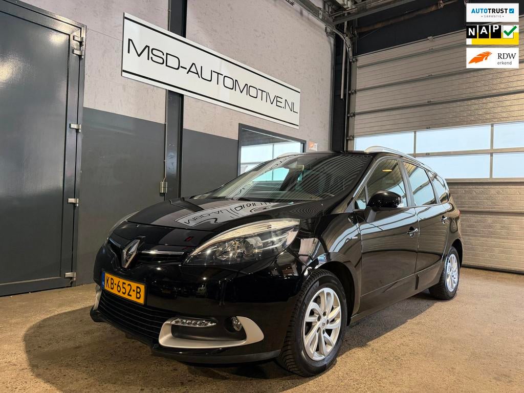 Renault Grand Scénic 1.2 TCe Limited 7 persoons Trekhaak On, Auto's, Voorwielaandrijving, 15 km/l, Gebruikt, Euro 6