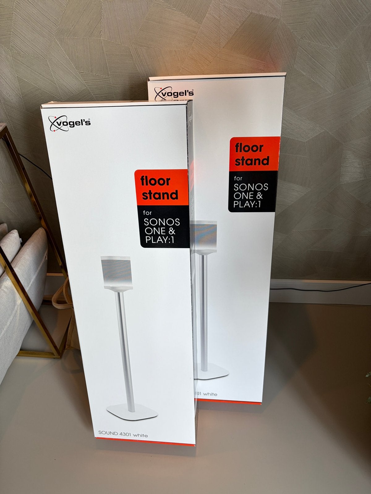 2x Sonos standaards voor Sonos 1 & Play one