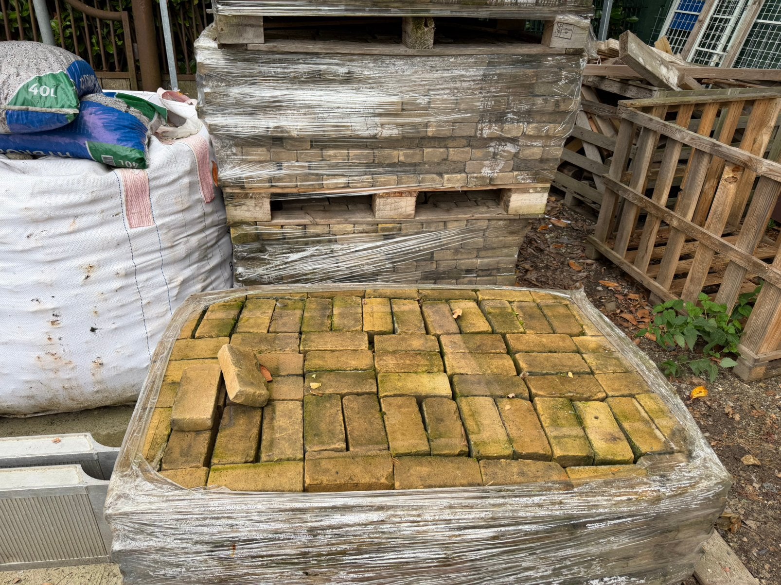 20m2 boerengeeltjes gepaleteerd, Ophalen, Gebruikt, Info@tuinenlandgoed.nl, Tuinenlandgoed