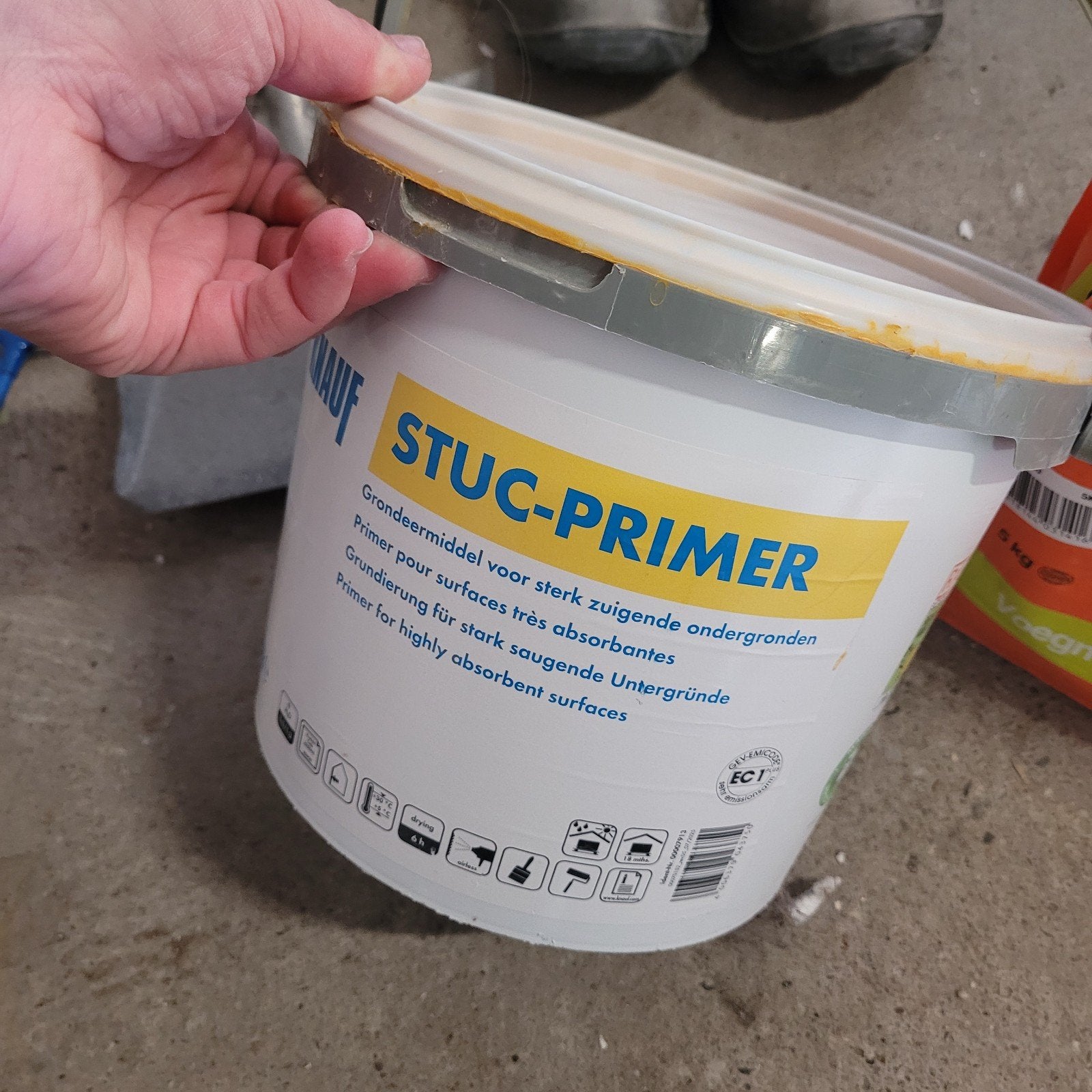 stuc primer, Ophalen, Gebruikt, Wit
