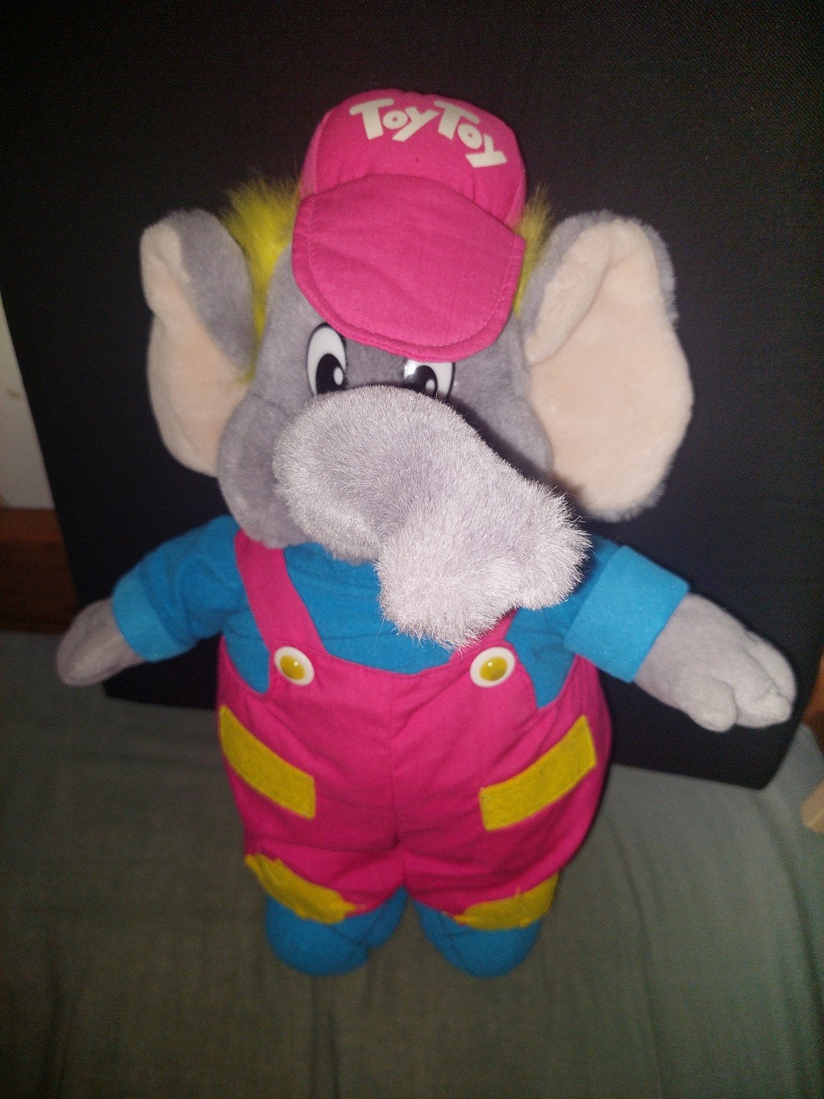 Vintage Retro Intertoys Olifant Knuffel - ToyToy, Gebruikt, Overige merken, Ophalen of Verzenden, Middelgroot (20 tot 80 cm)