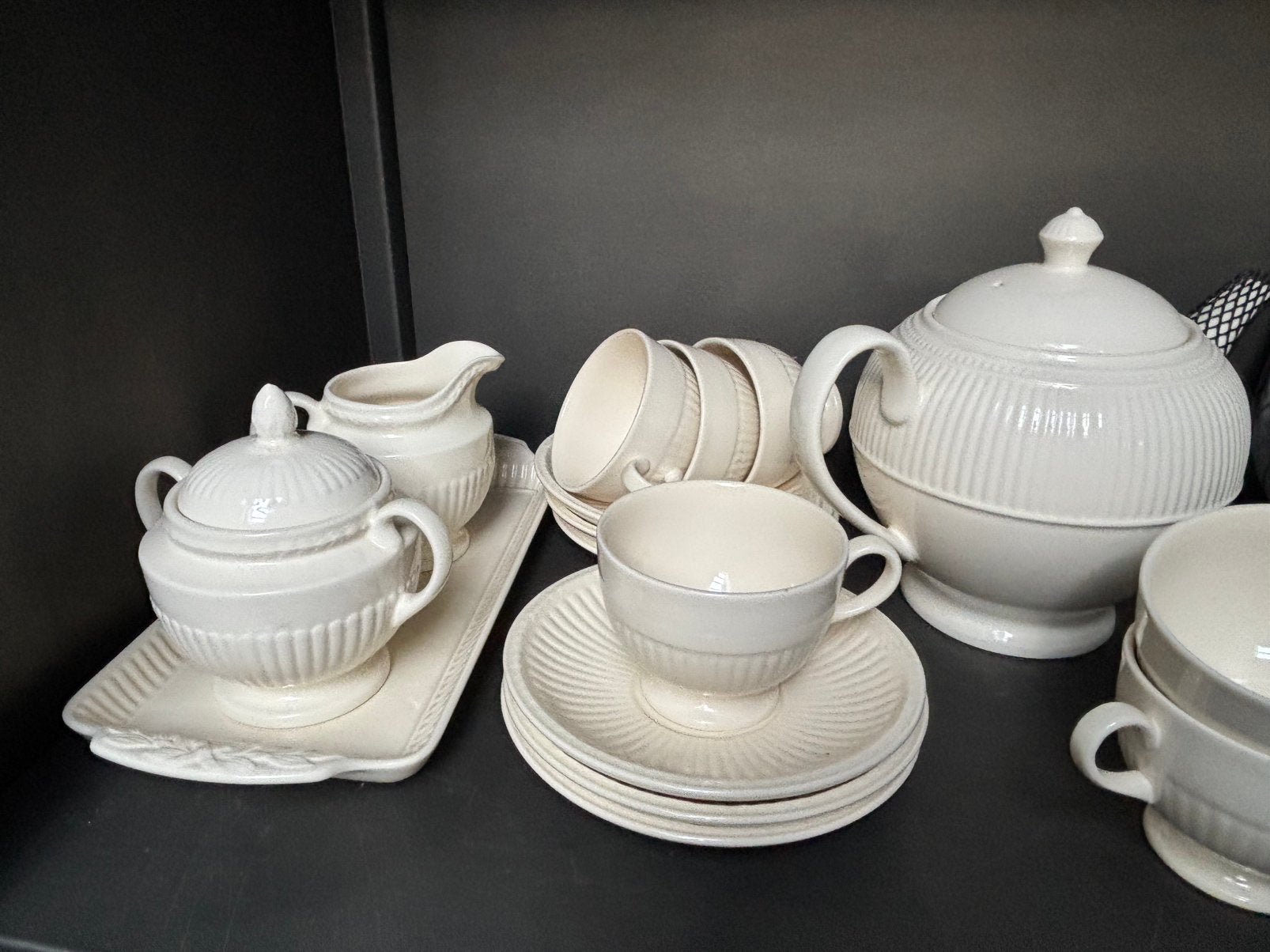 Wedgwood servies met melk en suiker stel, Ophalen of Verzenden