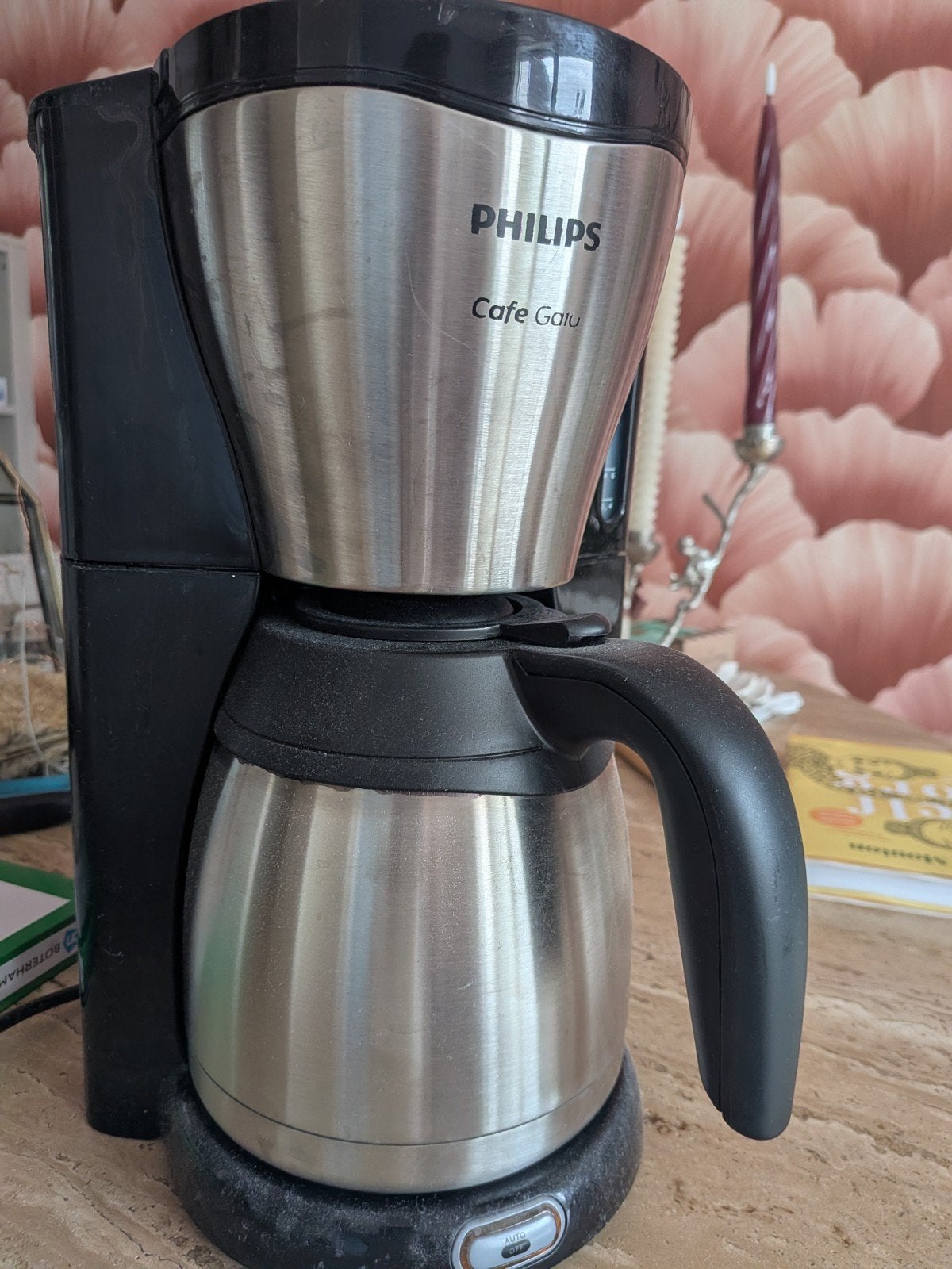 Philips Cafe Gaia Koffiezetapparaat met Thermoskan, Witgoed en Apparatuur, Koffiezetapparaten, Ophalen, Gebruikt, Koffiemachine