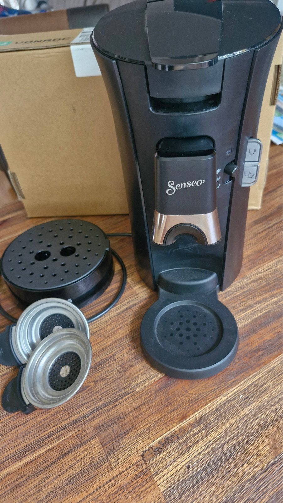 Senseo CSA230/50 SENSEO Select koffiepadmachine, Ophalen, Koffiemachine, Zo goed als nieuw, Koffiepads en cups