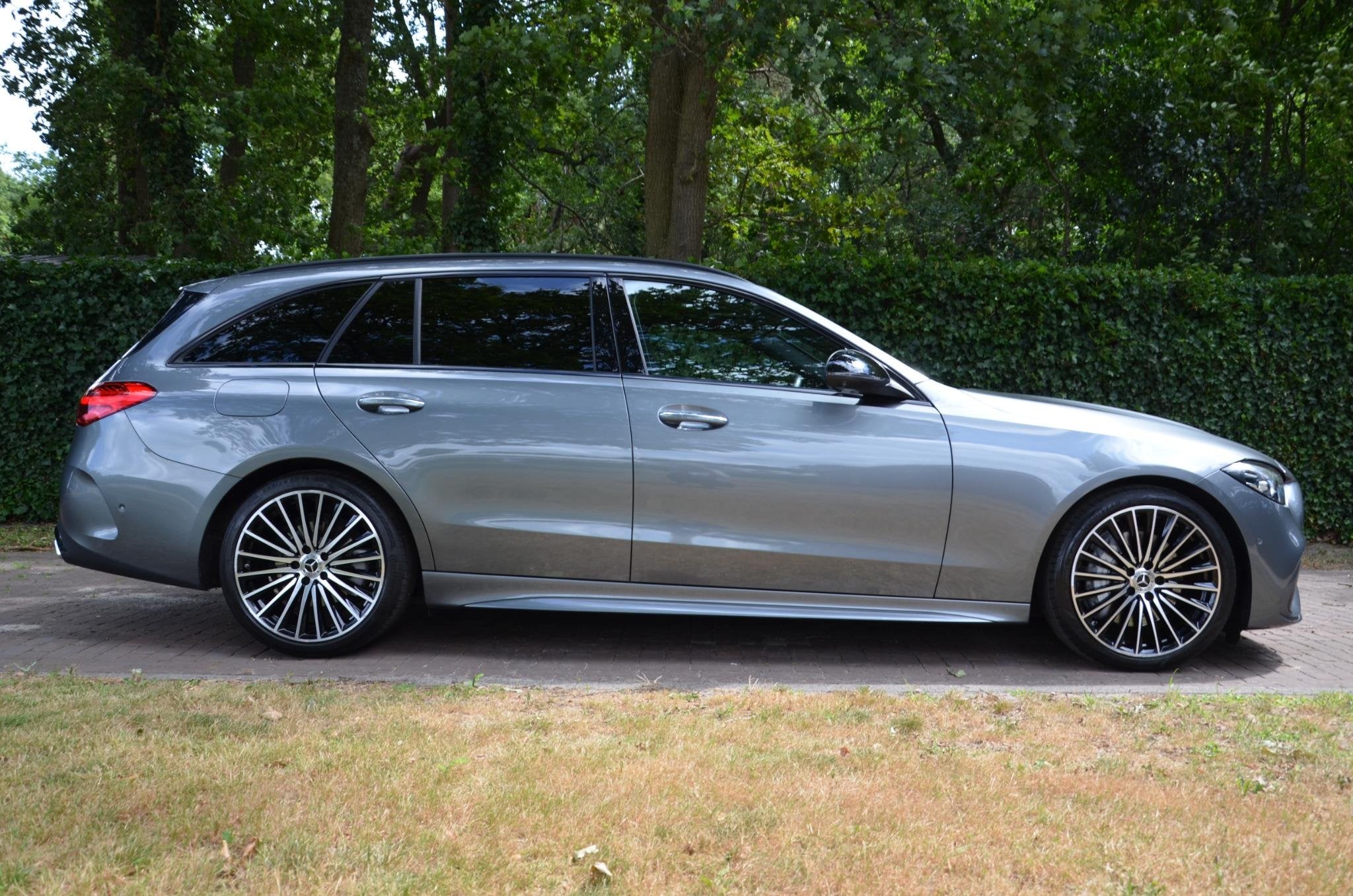 Mercedes-Benz C-klasse Estate 200 AMG Line Automaat/Navi/Pdc, Auto's, Automaat, 4 cilinders, Origineel Nederlands, 204 pk