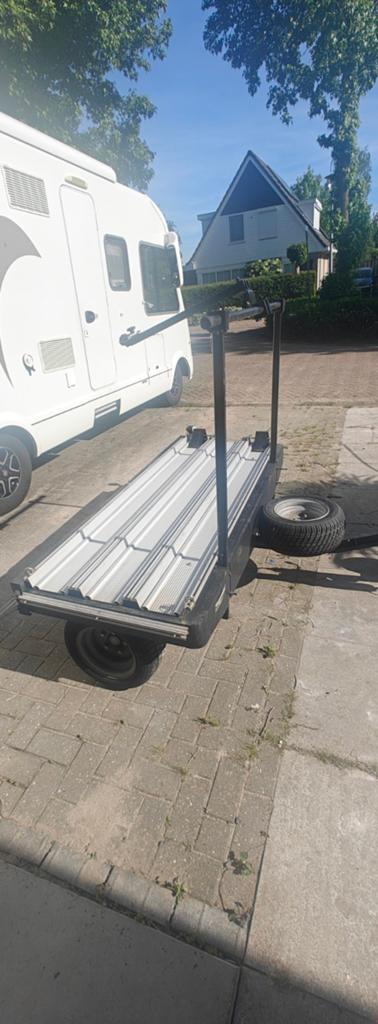 Alu-star motortrailer voor motor, brommer en mp3, Auto diversen, Aanhangers en Bagagewagens, Ophalen of Verzenden, Gebruikt
