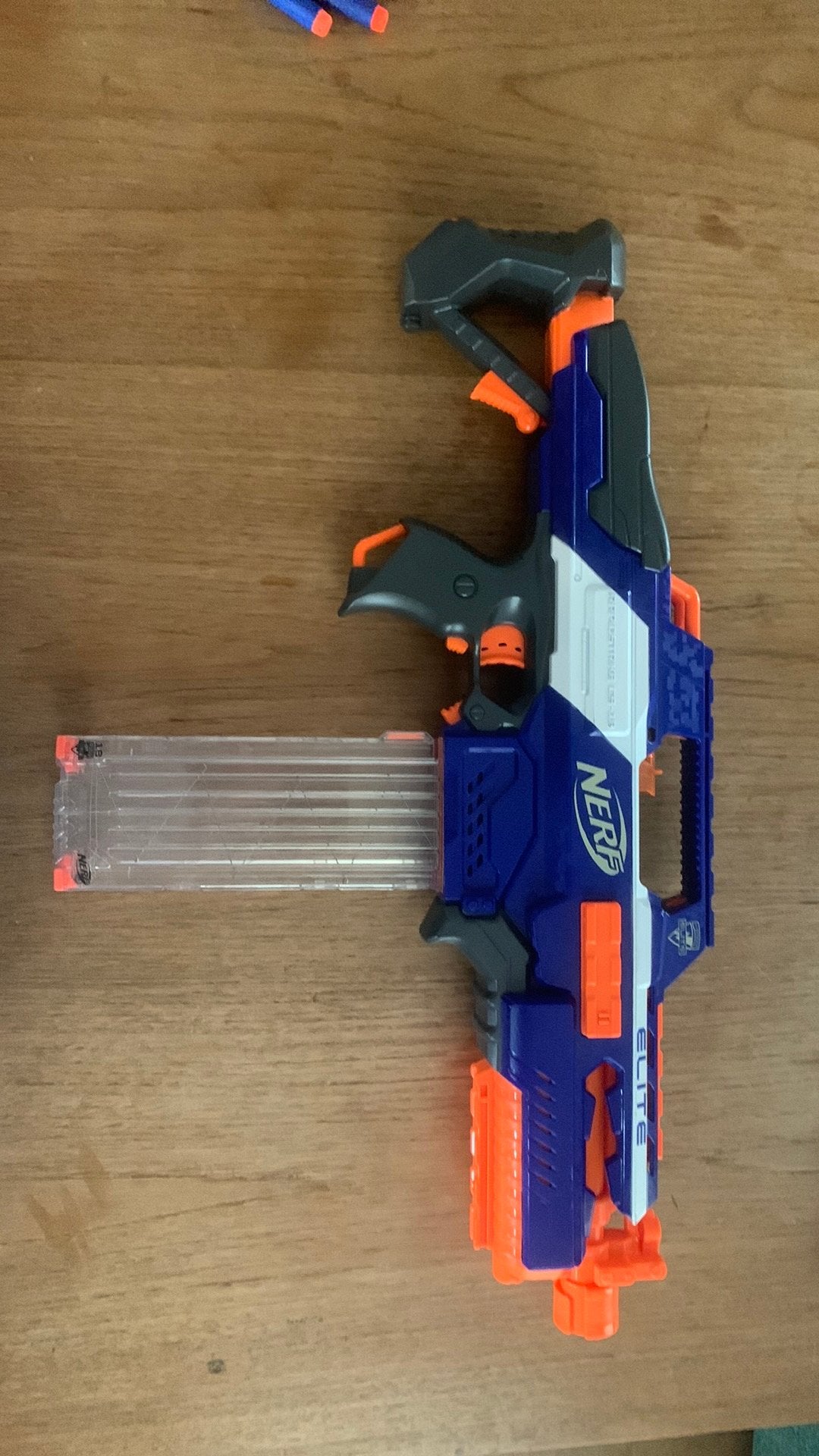Nerf gun Radiostrike cs-18 elektrisch, Ophalen of Verzenden, Zo goed als nieuw