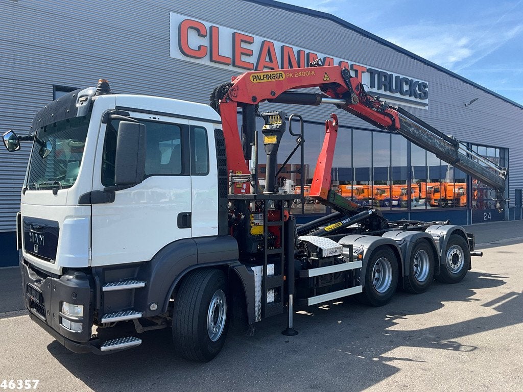 MAN TGS 32.440 8x4 Palfinger 24 Tonmeter laadkraan, Auto's, Automaat, Euro 5, MAN, Diesel