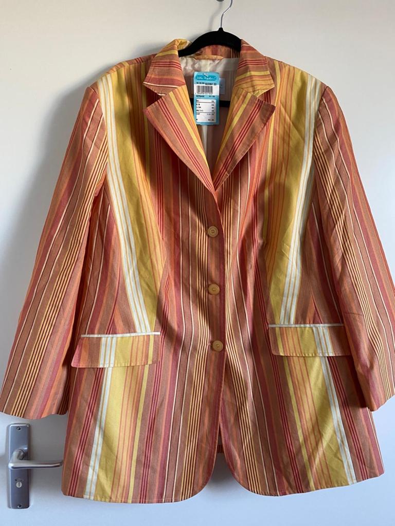 Ulla Popken gestreepte blazer  nieuwe, Ophalen of Verzenden, Zo goed als nieuw, Maat 46/48 (XL) of groter, Overige kleuren