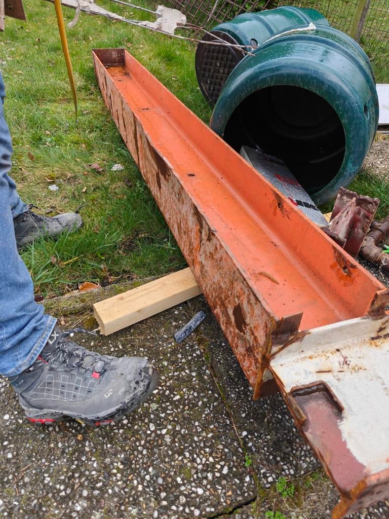 HEA balken 2x, Doe-het-zelf en Verbouw, Metalen, Ophalen, Gebruikt