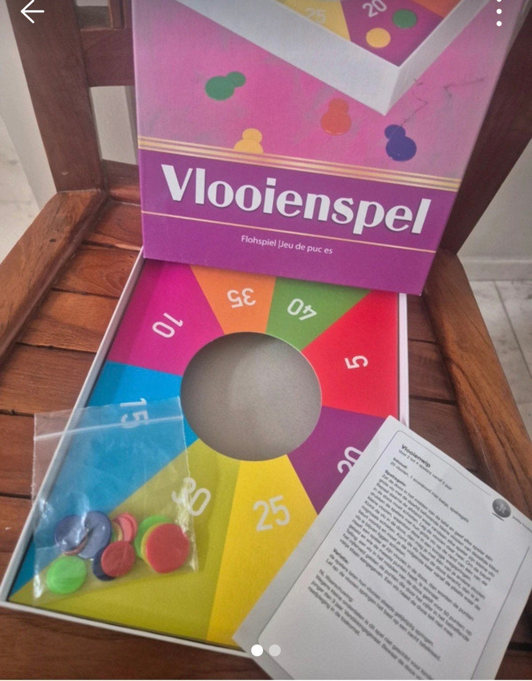 vlooienspel, Hobby en Vrije tijd, Ophalen of Verzenden, Zo goed als nieuw