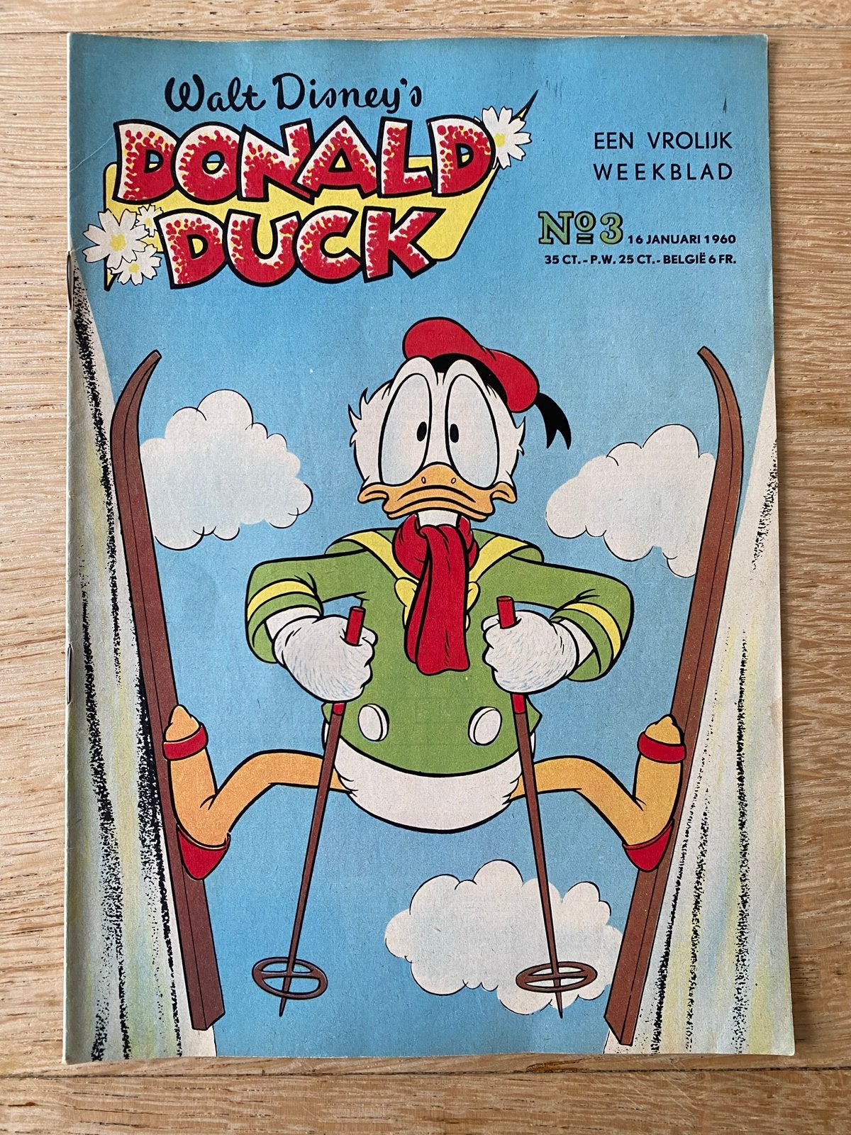 Donald Duck Weekblad - Nr. 3 - 16 Januari 1960, Boeken, Stripboeken, Eén stripboek, Ophalen of Verzenden, Gelezen