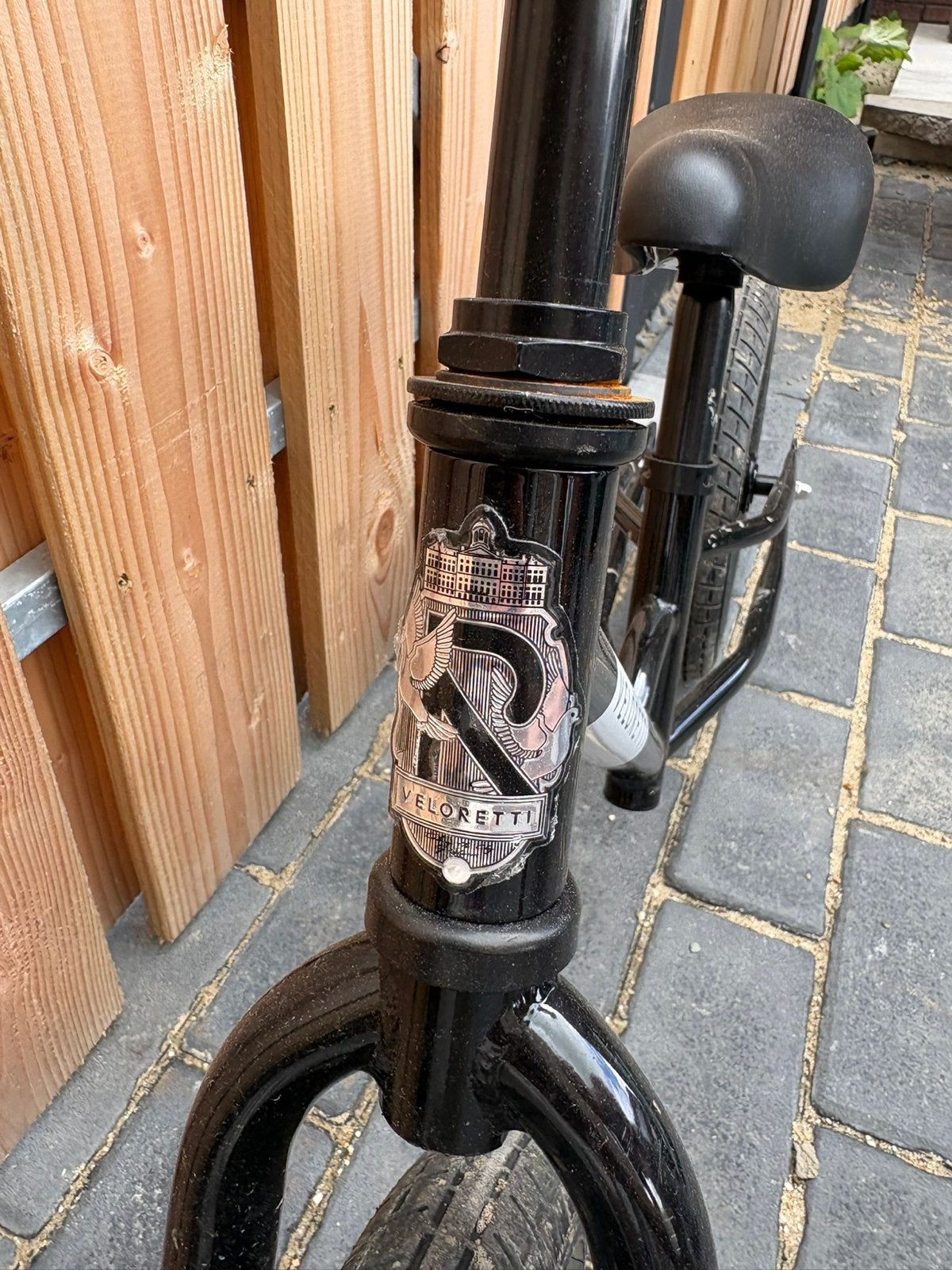 Veloretti loopfiets - Zwart, Ophalen, Gebruikt, Minder dan 16 inch