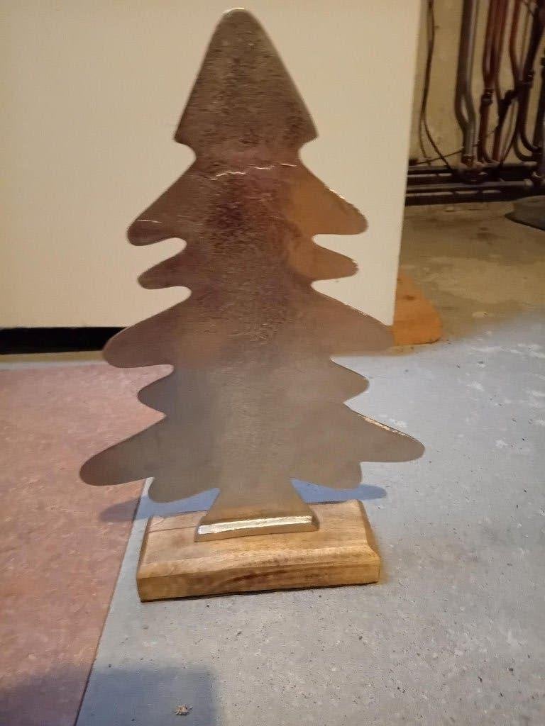 kerstboom van aluminium en hout, Ophalen of Verzenden, Nieuw