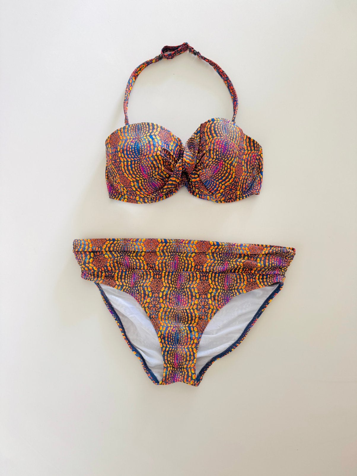 Beachlife bikini set maat 38 - cup D, Verzenden, Zo goed als nieuw, Meerkleurig, Bikini