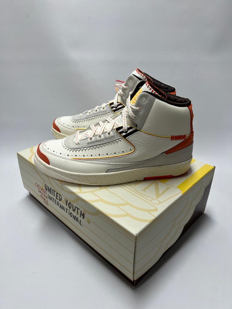 Nike Air Jordan 2 Retro x Maison Chateau Rouge Maat 45 NIEUW, Ophalen of Verzenden, Nieuw, Overige kleuren, Sneakers of Gympen