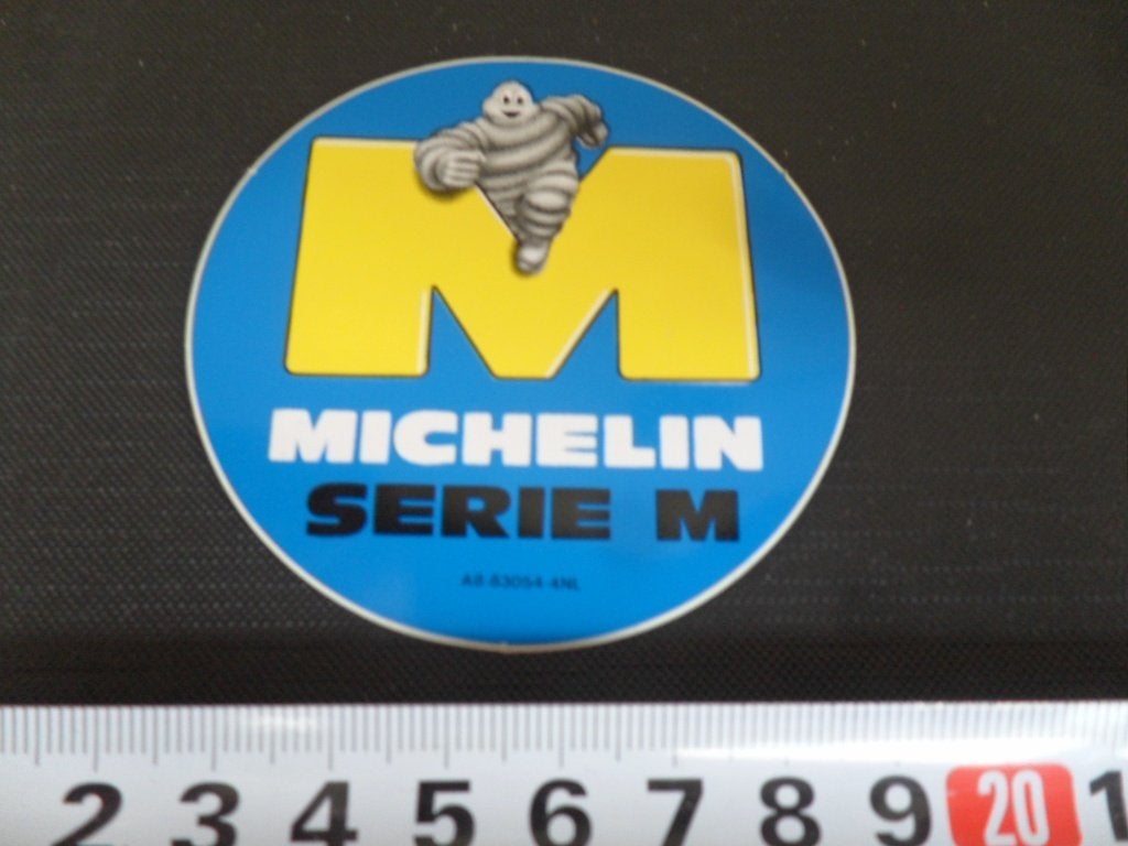 sticker michelin serie M auto banden, Ophalen of Verzenden, Zo goed als nieuw