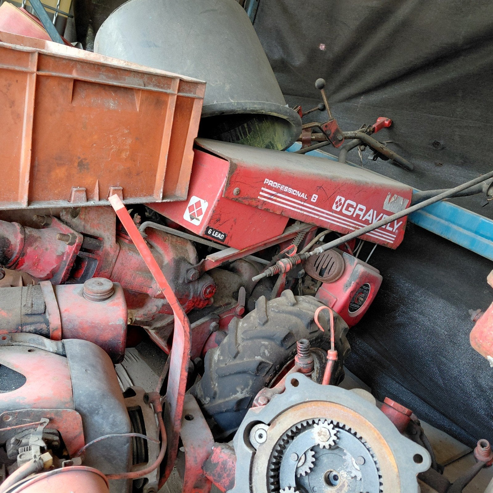 Gravely Professional 8 Twee-wielige Tractor 2x met Onderdele, Ophalen, Overige, Grondbewerking