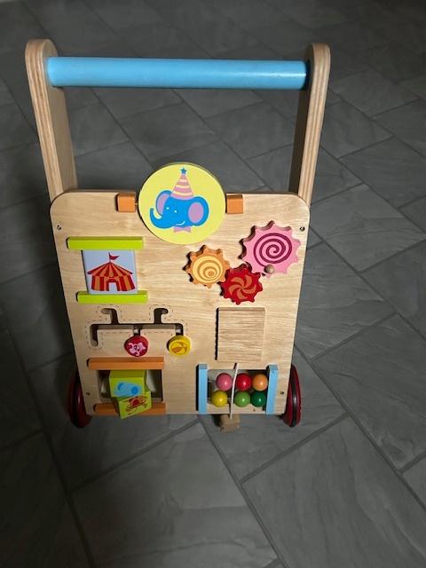 houten loopwagen van Jonad, Ophalen, Zo goed als nieuw, Duw- of Trekspeelgoed
