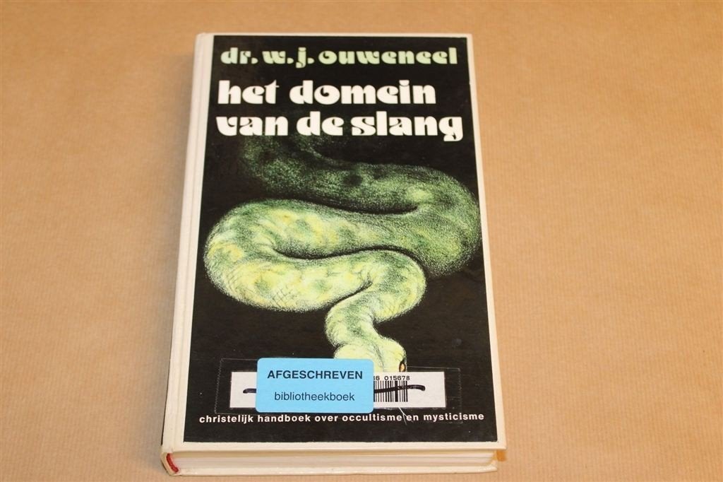 Domein van de Slang — Occultisme & Mysticisme, Christelijk, Ophalen of Verzenden, Gelezen, Overige onderwerpen, Achtergrond en Informatie
