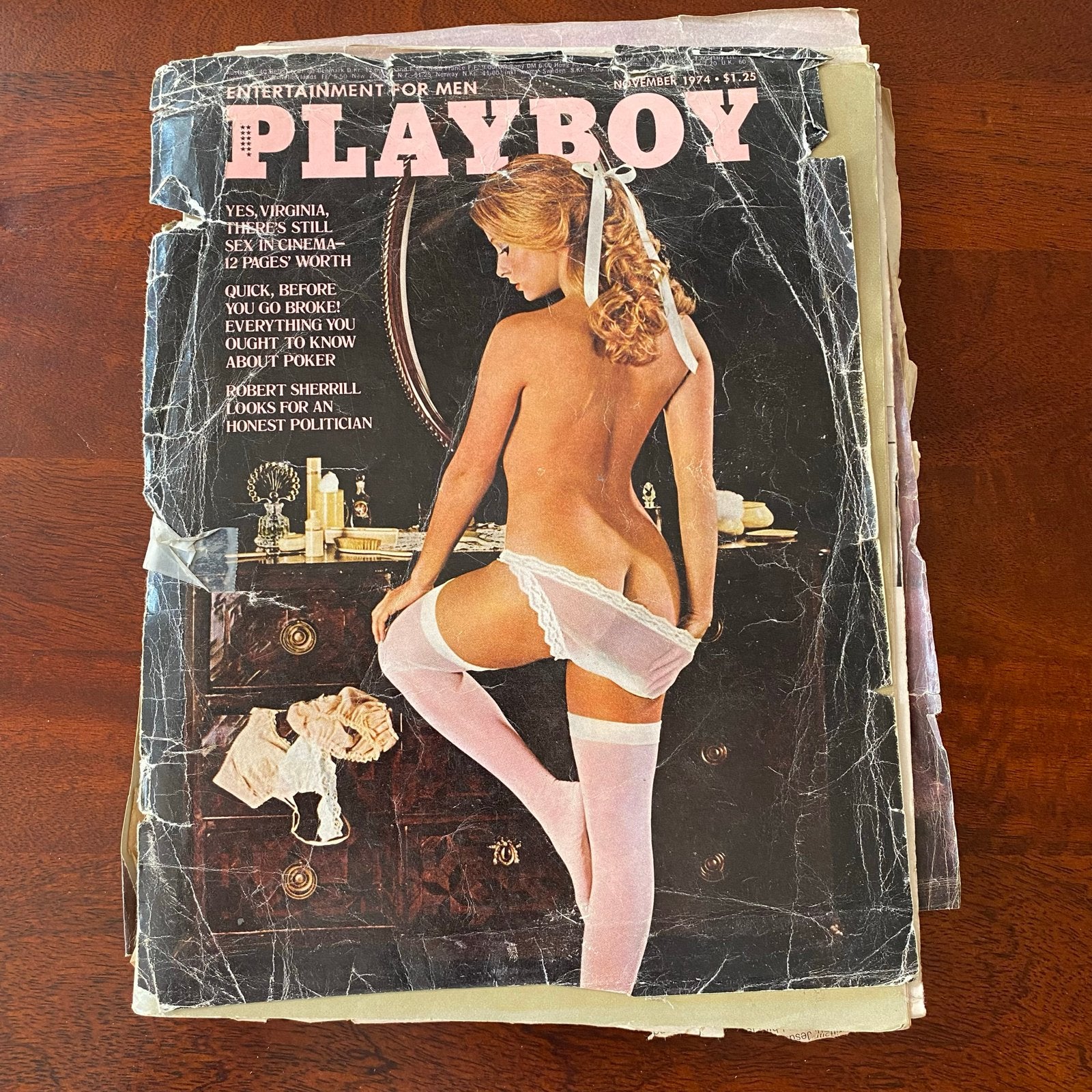 Playboy Magazine US November 1974 - Vintage Tijdschrift, Ophalen of Verzenden, Gelezen, Overige typen
