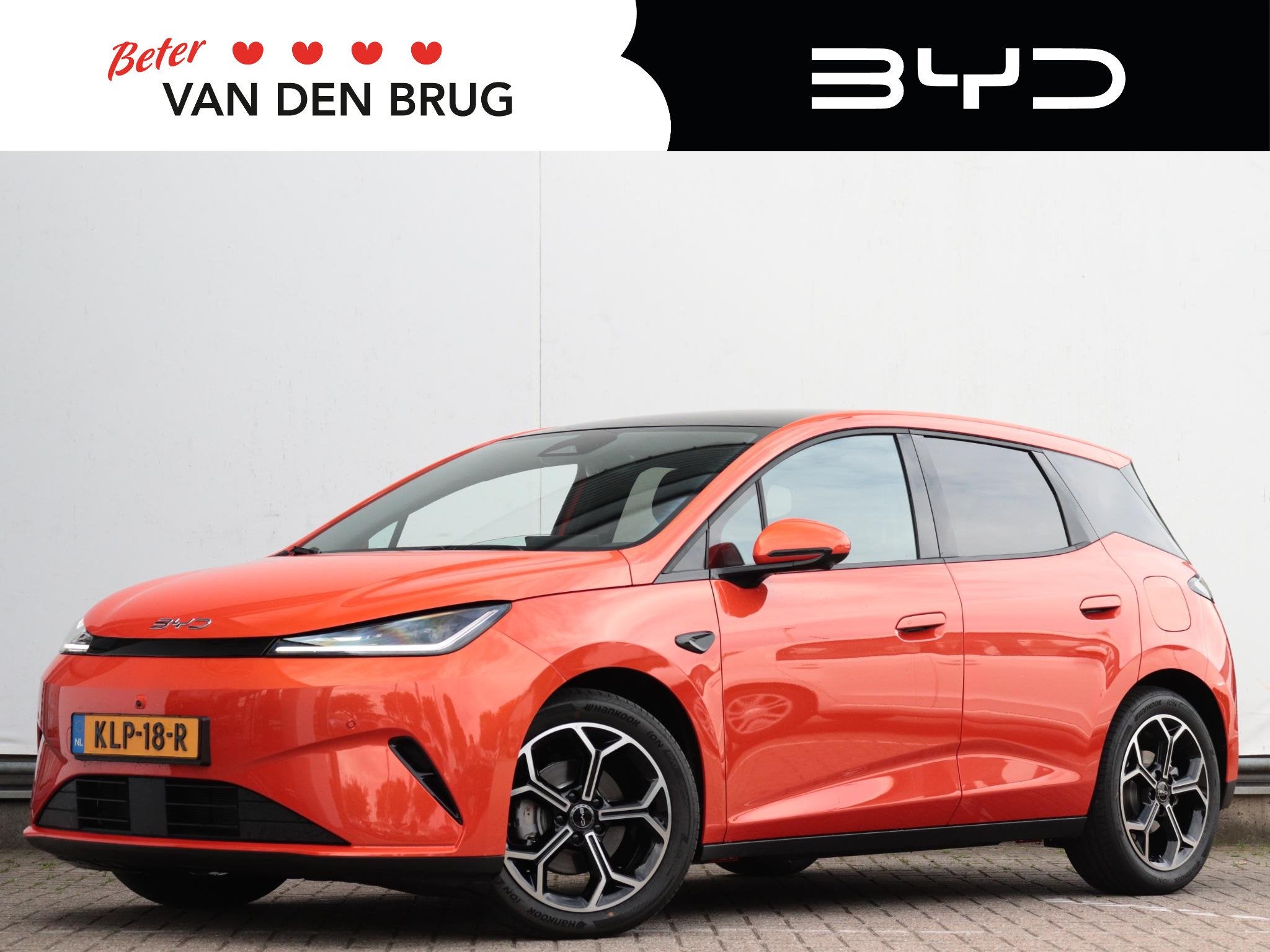 BYD Dolphin G DM-i Comfort | DEMO | 360 Camera | 105km elekt, Auto's, BYD, Dolphin, Leder en Stof, Bedrijf, Hybride Elektrisch/Benzine