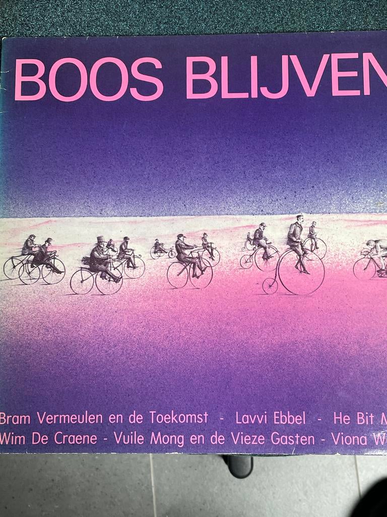 Boos Blijven - Diverse Artiesten LP (1981), Cd's en Dvd's, Gebruikt, 1980 - 1989, Ophalen of Verzenden, Complilatie